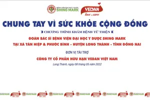 Ngày 8-5, Vedan tổ chức khám bệnh, phát thuốc cho 200 người dân Đồng Nai