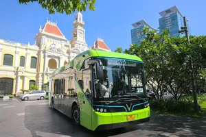 Bridgestone Việt Nam cung cấp lốp theo xe cho xe buýt điện VinBus