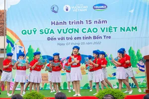 Tổ chức nhiều hoạt động hướng về trẻ em nhân dịp 15 thành lập Quỹ sữa Vươn cao Việt Nam