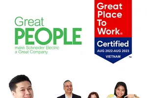 Schneider Electric “Nơi làm việc xuất sắc”của châu Á và Việt Nam