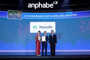 Manulife Việt Nam tiếp tục dẫn đầu bảng xếp hạng “Top 100 nơi làm việc tốt nhất” ngành bảo hiểm