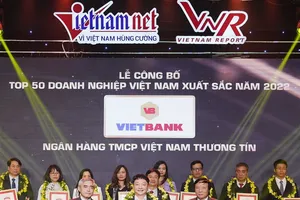 Vietbank: Top 50 Doanh nghiệp xuất sắc nhất Việt Nam năm 2022