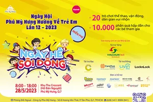 Ngày hội Phú Mỹ Hưng hướng về trẻ em lần 12-2023: Ngày hè sôi động