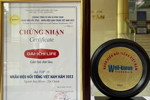 Dai-ichi Life Việt Nam: ‘Top 10 nhãn hiệu nổi tiếng Việt Nam 2023’