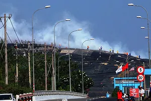 Cháy bãi rác Đa Phước