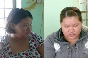 Chị em sinh đôi cùng đi giật vé số