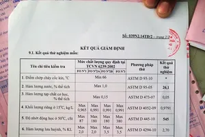 Bắt 4 xe bồn chở dầu pha nước ở Sài Gòn