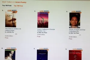 Thơ Mai Văn Phấn vào top 10 tập thơ châu Á bán chạy nhất trên Amazon