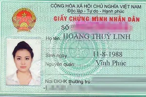 Xem ảnh, tên tuổi thật của sao Việt trên CMND và hộ chiếu