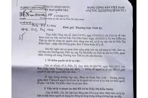 Vụ Dược sĩ bị cho nghỉ việc: Tỉnh ủy chỉ đạo kỷ luật đúng mức các cán bộ sai phạm