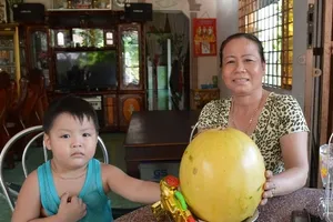 Trái dưa hấu chưng 7 tháng vẫn còn tươi nguyên