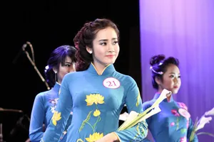 Ngắm nữ sinh lai Việt - Lào giành Á khôi ĐH Dược