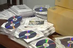 Phá ổ sản xuất đĩa đồi trụy cực lớn ở Đồ Sơn