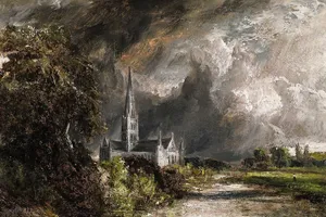 Bức tranh vẽ thánh đường giá 16 triệu đồng bỗng bán được... 64 tỉ đồng