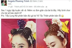 Sao Việt và hot girl đua nhau tạo hình Võ Tắc Thiên
