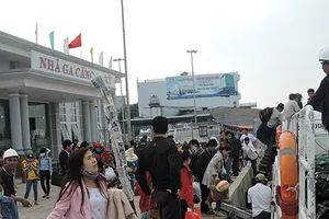 Tuyến giao thông thủy đảo Lý Sơn đã hoạt động trở lại