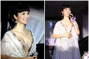 Váy áo hở táo bạo của người đẹp Giáng My