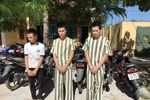 Bắt nhóm đối tượng gây ra hàng loạt vụ trộm xe máy
