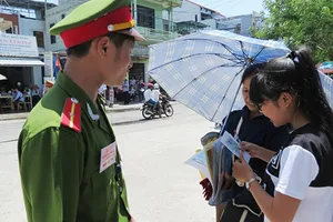 Mất giấy báo dự thi, thí sinh nhờ Công an tìm giúp