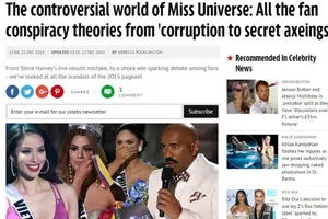 Báo Anh nghi Phạm Hương bị loại để hoa hậu Philippines thắng