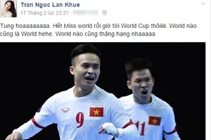 Đặng Thu Thảo, Lan Khuê vỡ òa cảm xúc giấc mơ World Cup