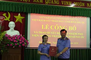 Bình Phước có nữ phó viện trưởng VKSND tỉnh 37 tuổi