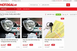 Mua bảo hiểm xe máy qua mạng, hạn dùng chỉ... một tuần