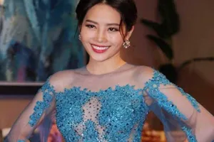 Nam Em tiếp tục về nhì phần thi Trang phục dạ hội