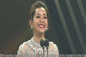 Chi Pu được vinh danh Nghệ sĩ mới châu Á tại Hàn Quốc