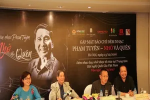 Lại Văn Sâm làm MC đêm nhạc Phạm Tuyên 'Nhớ và quên'