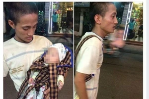 Phẫn nộ hình ảnh bố dùng thắt lưng đánh tới tấp vào con