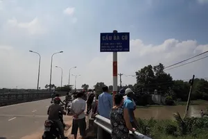 Nạn nhân bị lũ cuốn ở Bình Dương trôi xa 15 km