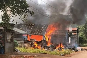 Tiếng nổ lớn phát ra từ nhà, 1 phụ nữ bị bỏng nặng