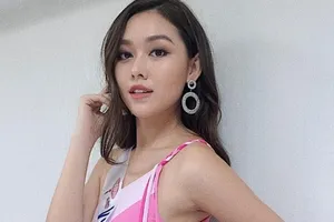 Ngắm Tường San thi áo tắm ở Hoa hậu Quốc tế 2019