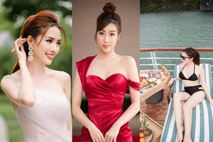 Huyền My, Mỹ Linh khoe dáng gợi cảm, Thúy Nga bị đồn qua đời