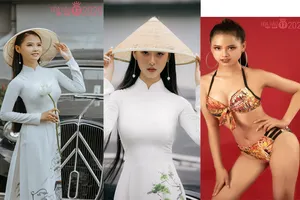 Nguyễn Thùy Dương nữ sinh Luật tóc dài 1m thi Hoa hậu Việt Nam