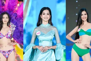 Ngắm Thu Phương tốp 5 Người đẹp Biển Hoa hậu Việt Nam 2020