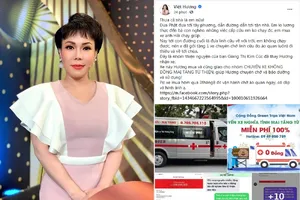 Nghệ sĩ Việt Hương tặng xe cho nhóm ‘Chuyến xe 0 đồng mai táng từ thiện’