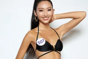 Thí sinh Miss Universe Vietnam 2022 thi bikini khoe dáng gợi cảm