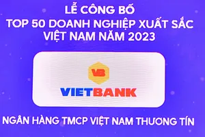 Vietbank lần thứ 2 liên tiếp vào Top 50 Doanh nghiệp xuất sắc Việt Nam