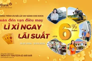 Ngân hàng LPBank khai xuân với chương trình ưu đãi giảm đồng loạt lãi suất vay