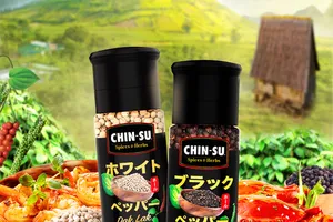 Bộ gia vị hạt và bột đặc sản Chin-su Việt Nam ghi điểm tại Foodex Nhật Bản 2024