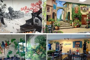 Gợi ý 100 mẫu vẽ tranh tường 3D đẹp trang trí ấn tượng giá rẻ xu hướng hiện nay