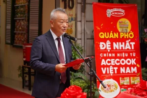 Acecook Việt Nam khai trương quán Phở ăn liền Đệ Nhất tại Hà Nội 