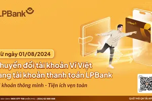 Ngân hàng Lộc Phát Việt Nam chuyển đổi tài khoản Ví Việt sang tài khoản thanh toán LPBank