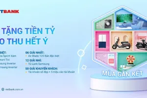 Vietbank ra mắt chương trình khuyến mãi ‘Quà tặng tiền tỷ - Chào thu hết ý’