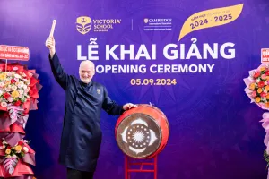 Không khí khai giảng rộn ràng tại Hệ thống trường học Hạnh phúc với sự đồng hành của UNESCO