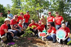 Dai-ichi Life Việt Nam phát động trồng 10.000 cây lim xanh tại Rừng phòng hộ Phú Ninh, Quảng Nam