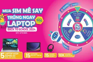 Saymee ‘chơi lớn’ tặng ngay Laptop khi tham gia quay thưởng chào mừng Back to school 2024