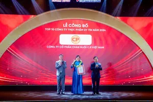 CP Việt Nam năm thứ 5 liên tiếp dẫn đầu top 10 công ty thực phẩm uy tín